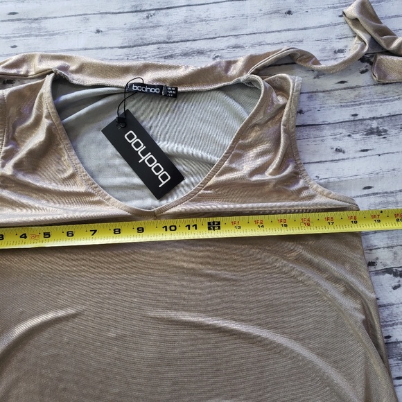 BooHoo Swing Dress Aeryn Tie US 6 Holiday Party - Picture 7 of 8